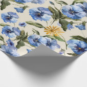 Blume Geschenkpapier (Ecke)