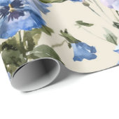 Blume Geschenkpapier (Rolleneckpunkt)