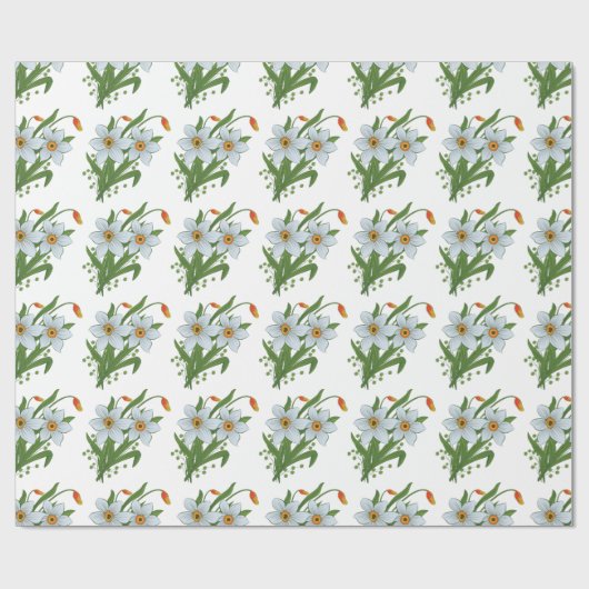 Blume Geschenkpapier (Flach)