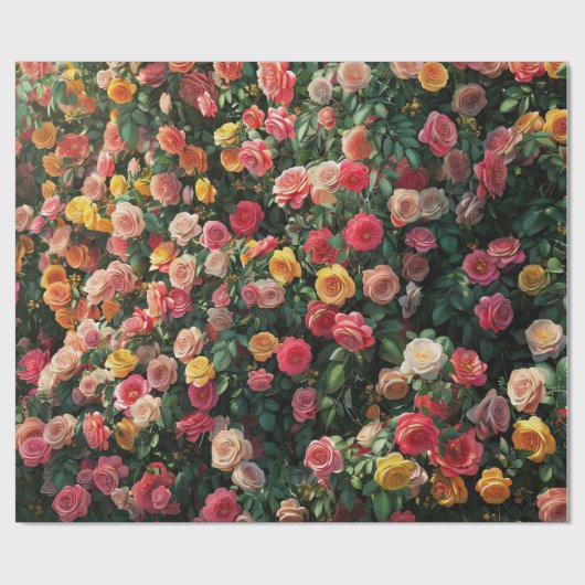 Blume Geschenkpapier (Flach)