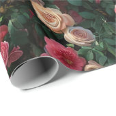 Blume Geschenkpapier (Rolleneckpunkt)