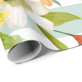 Blume Geschenkpapier (Rolleneckpunkt)