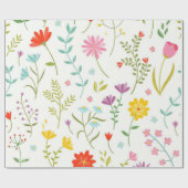 Blume Geschenkpapier (Flach)