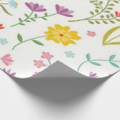 Blume Geschenkpapier (Ecke)