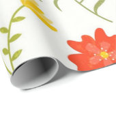 Blume Geschenkpapier (Rolleneckpunkt)