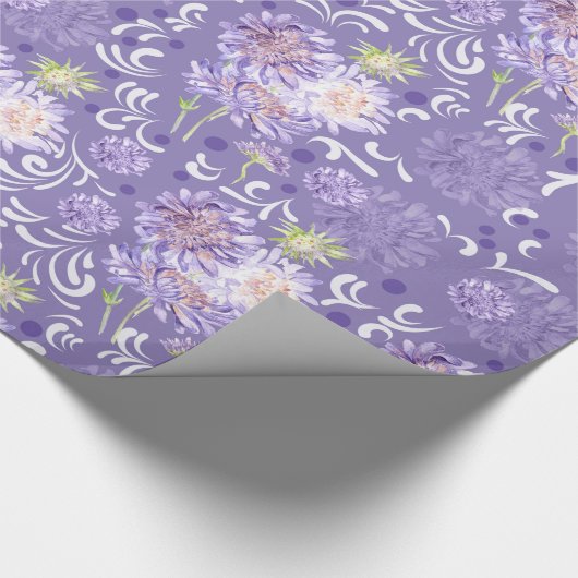 Blume Geschenkpapier (Ecke)