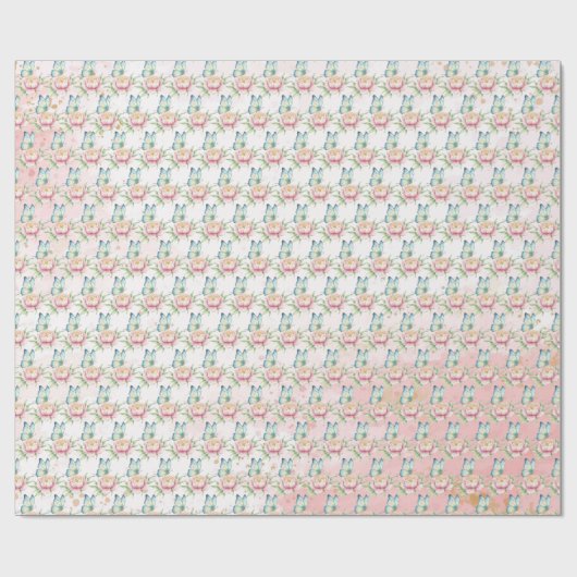 Blume Geschenkpapier (Flach)