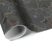 Blume Geschenkpapier (Rolleneckpunkt)