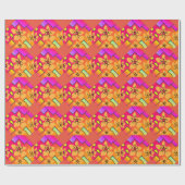 Blume Geschenkpapier (Flach)