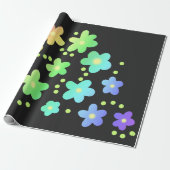 Blume Geschenkpapier (Ungerollt)