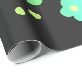 Blume Geschenkpapier (Rolleneckpunkt)