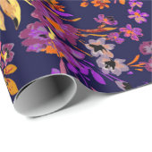Blume Geschenkpapier (Rolleneckpunkt)