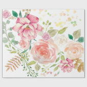 Blume Geschenkpapier (Flach)