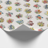 Blume Geschenkpapier (Ecke)
