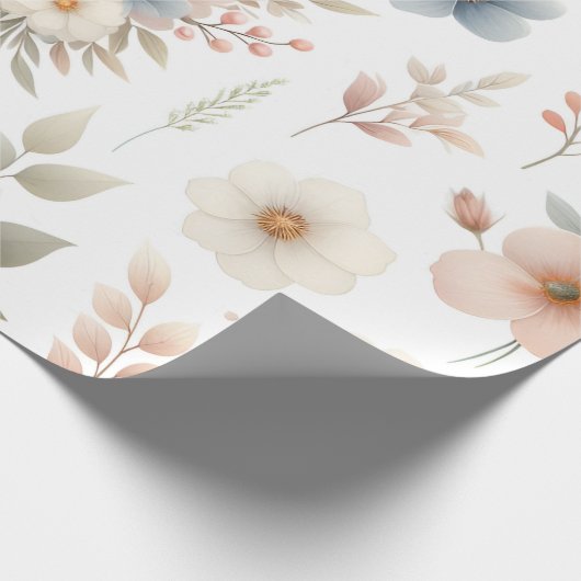 Blume Geschenkpapier (Ecke)
