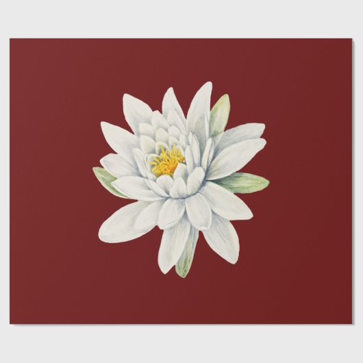 Blume Geschenkpapier (Flach)