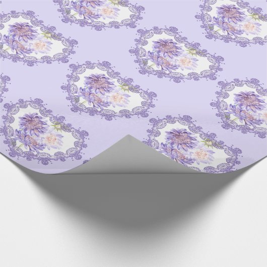 Blume Geschenkpapier (Ecke)