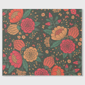 Blume Geschenkpapier (Flach)