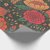 Blume Geschenkpapier (Ecke)