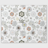 Blume Geschenkpapier (Flach)