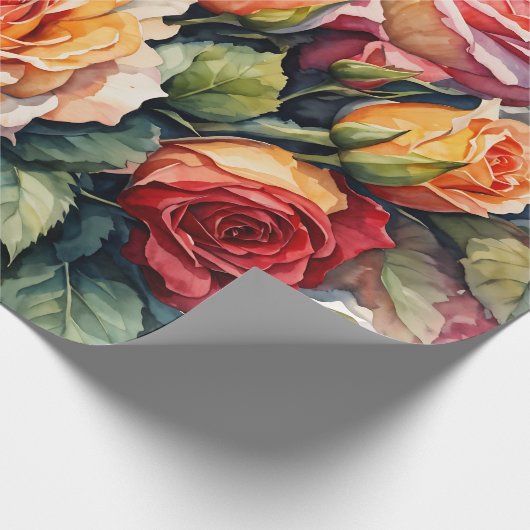 Blume Geschenkpapier (Ecke)