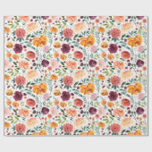 Blume Geschenkpapier (Flach)