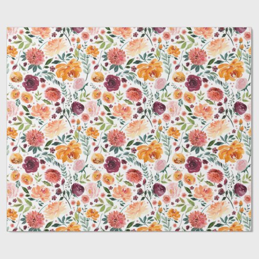 Blume Geschenkpapier (Flach)