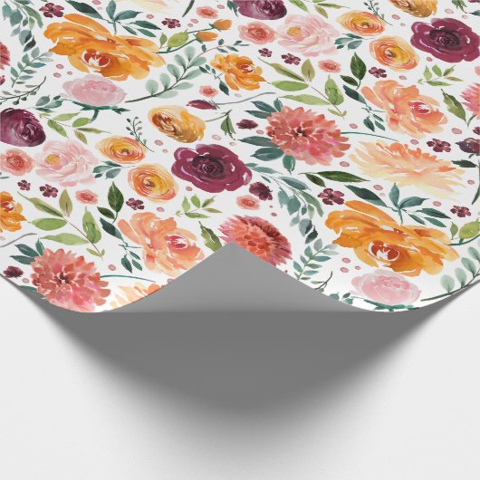 Blume Geschenkpapier (Ecke)