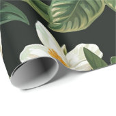 Blume Geschenkpapier (Rolleneckpunkt)