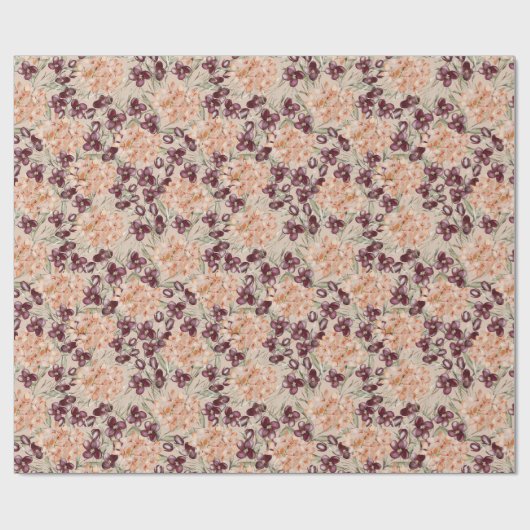 Blume Geschenkpapier (Flach)