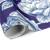 Blume Geschenkpapier (Rolleneckpunkt)