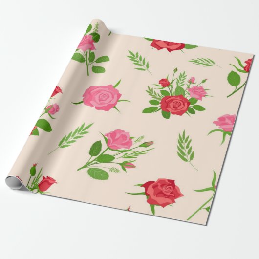 Blume Geschenkpapier (Ungerollt)