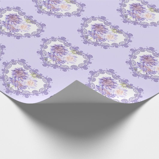 Blume Geschenkpapier (Ecke)