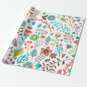 Blume Geschenkpapier