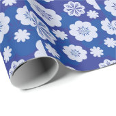Blume Geschenkpapier (Rolleneckpunkt)