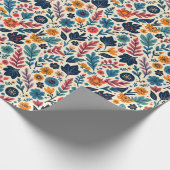 Blume Geschenkpapier (Ecke)