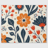 Blume Geschenkpapier (Flach)