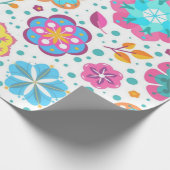 Blume Geschenkpapier (Ecke)