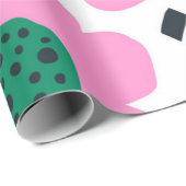 Blume Geschenkpapier (Rolleneckpunkt)