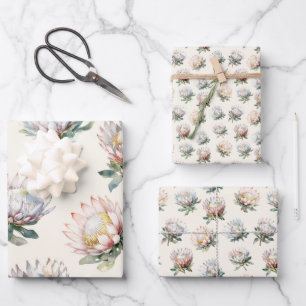 Blume Geschenkpapier Set