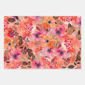 Blume Geschenkpapier Set (Vorderseite)