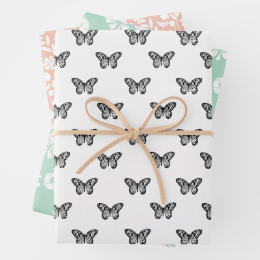 Blume Geschenkpapier Set (Beispiel)