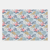 Blume Geschenkpapier Set (Vorderseite)