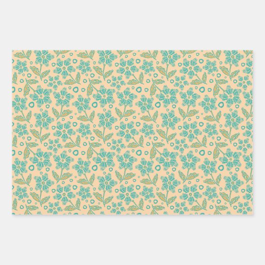 Blume  geschenkpapier set (Vorderseite)