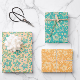 Blume  geschenkpapier set