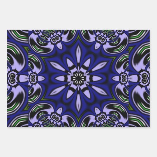 Blume Geschenkpapier Set (Vorderseite 3)