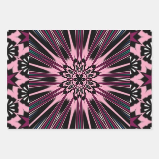 Blume Geschenkpapier Set (Vorderseite 2)