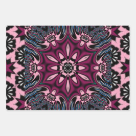 Blume Geschenkpapier Set