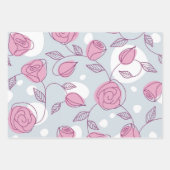 Blume Geschenkpapier Set (Vorderseite 3)