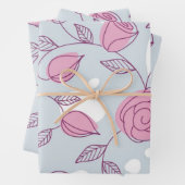 Blume Geschenkpapier Set (Beispiel)